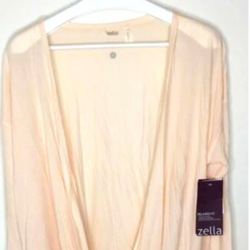 Zella Cool Down Top Blouse Relaxed Fit Women XL